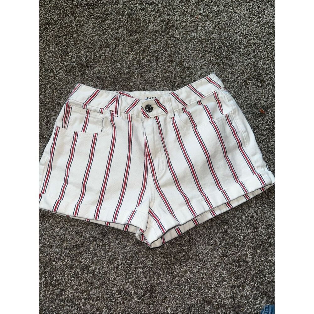 Pacsun Striped Mom Shorts
